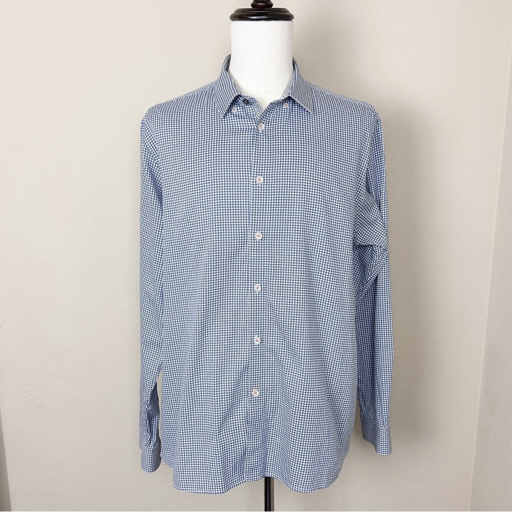 Ted Baker London Men’s Long Sleeve Button Down | Size 7